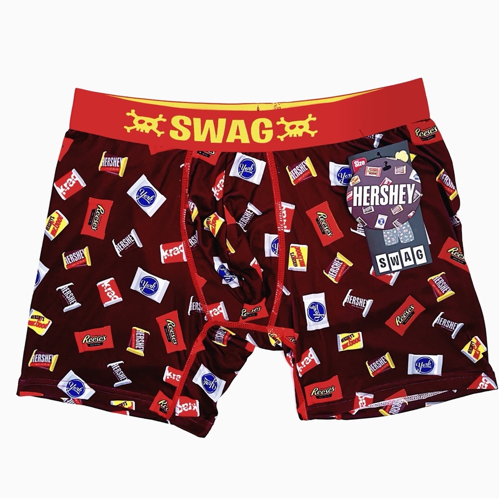 Hershey’s Hershey Chocolate Swag Boxer Briefs Mens Size XL Underwear Fun Gift